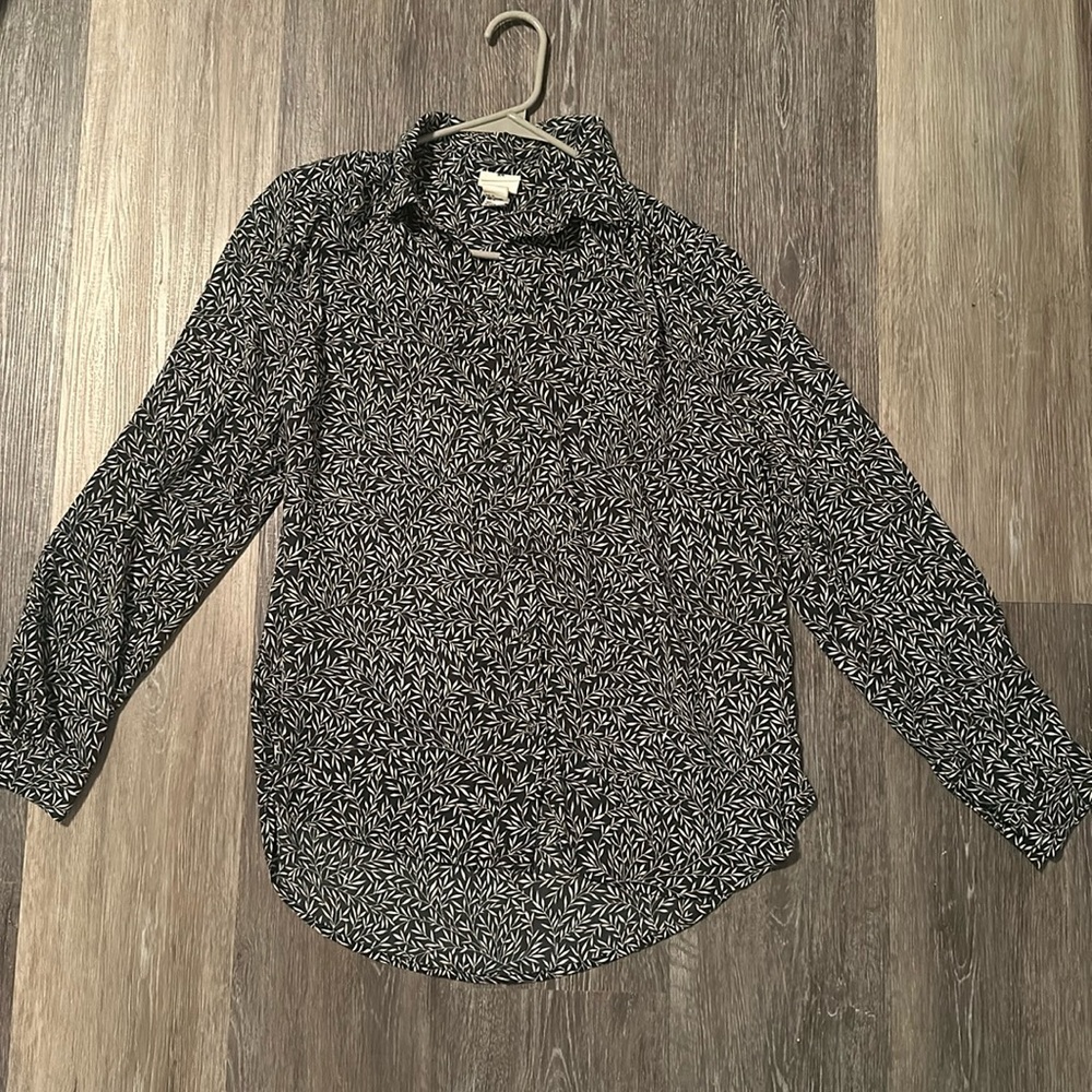 Floral H&M long sleeved Tunic blouse, Size 4